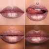 MAKI YIKA- Lápiz labial rosa metálico para mujer, lápiz labial