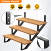 Toriexon Steel Stair Riser-2 Pack, 3 Step Stringers for Deck,