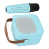 Mini Karaoke Machine Portable Bluetooth Speaker With Wireless Microphone Bass