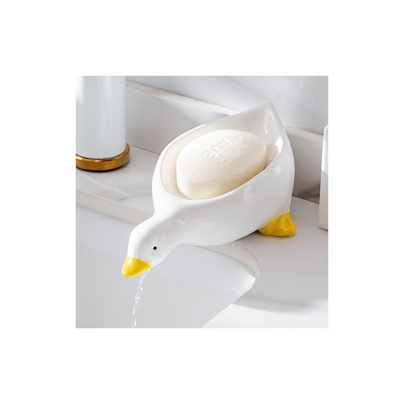 Soap Holder Soap Dish Duckie Soap Layer Draining Soap Box