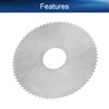 Auniwaig Circular Saw Blades 60mm x 16mm x 0.3mm 72T
