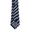 Retreez elegante Preppy rayas woven 8 cm de microfibra de