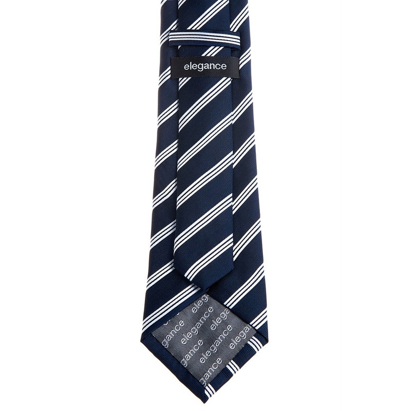 Retreez elegante Preppy rayas woven 8 cm de microfibra de
