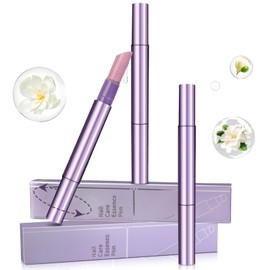 Plman 3-in-1 Cuticle Oil Pen, Cuticle Pusher Nail Oil Pen with Rotating Design, Nail Care Pen, Nail Buffer Pen for Hangnails, Dry and Damaged Nails, Moisturize Strengthen Daily Nails Care (1PC)