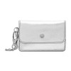 FOSSIL Valerie Card Case Silver Metallic, Metallic silver, Classic