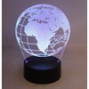Dependable Industries 3D World Globe LED Light 7 Color Changing