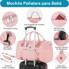 Mochila Pañalera Multifuncional Impermeable Para Bebés