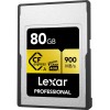 Lexar 80GB Professional Cfexpress Type a Gold Series Memory Card