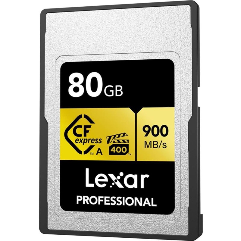 Lexar 80GB Professional Cfexpress Type a Gold Series Memory Card
