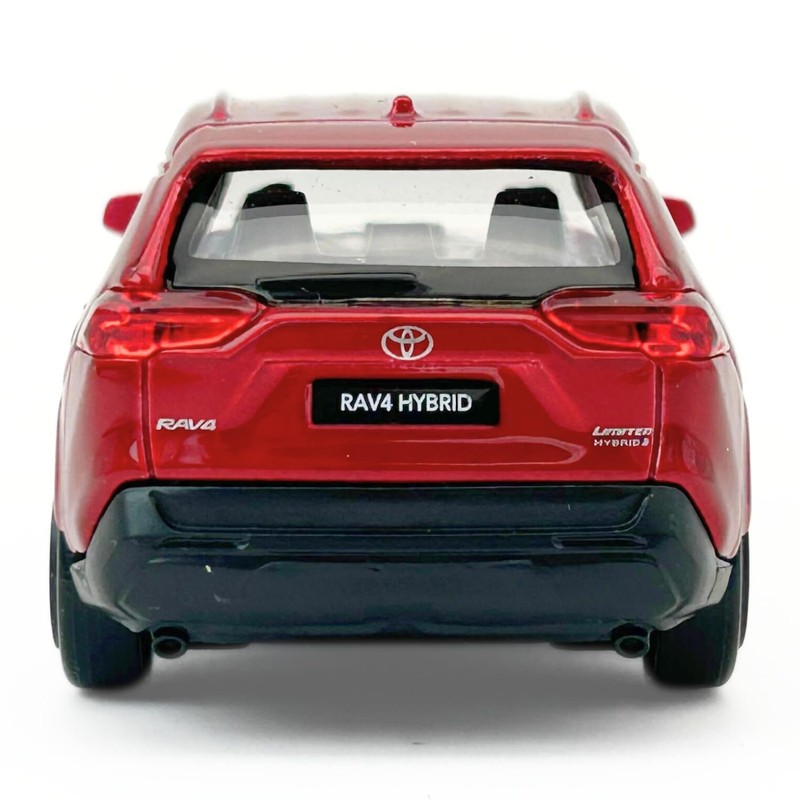 Bburago 18-30466 RE 1/43 Toyota 2022 RAV4 Red Mini Car