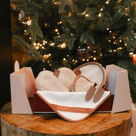 waschies Christmas Gift "X-MAS Set M" - Sustainable Gift for Best Friend, Wife, Sister, Reusable & Environmentally Friendly Includes Stylish, Festive Gift Box