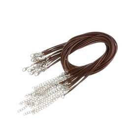 Operitacx Pack of 100 Wax Cord Necklace Strap DIY Accessories Adjustable Hanging Rope Jewellery for Pendants Durable and Waterproof Gift Idea for Special Occasions