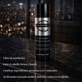 Shampoo y Acondicionador The Shaving Co. para Todo Tipo de Cabello, con Menta y Vegano, 240 mL