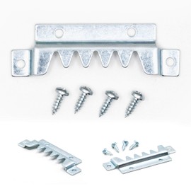 Super Heavy Duty Sawtooth Hanger - 10 Pack - Pallet Hanger - Heavy Sawtooth Picture Hangers with Screws Supports 250 lbs