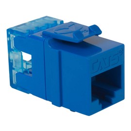 ICC CAT5e RJ45 Keystone Jack for HD Style, Blue, 10-Pack