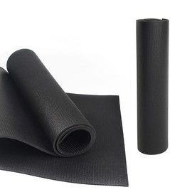Healing Day PVC Yoga Mat (Black)