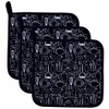 Lifaith 100% Cotton Kitchen Everyday Basic Pot holder Heat Resistant