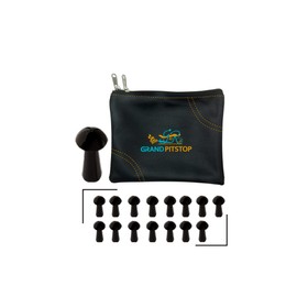 GRAND PITSTOP Replacement Mushroom Plugs for tubeless Tire Puncture Repair Kit - for Cars, Motorcycles- Spare Plugs (15 Plugs)