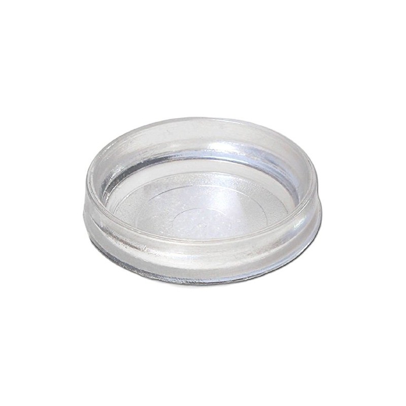 Pack Of 8 Castor Cups Furniture Floor Protector Glides Clear