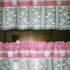 ARTMAGIC Red Plaid Kitchen Curtain Valance and Tiers Set Farmhouse