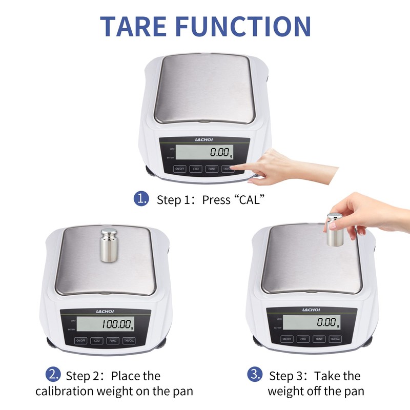 LACHOI Lab Scale 2000g×0.01g Accuracy Precision Scale Laboratory Analytical Balance