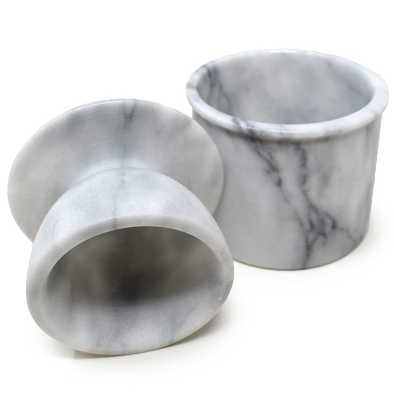 Norpro Marble Butter Keeper,Off-White