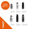 Fidlock Set di borracce Twist Bottle 590, colore: bianco trasparente