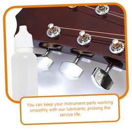Mikinona 4pcs Instrument Lubricants Kit Guitar Piano Capo Lubricant Fretboard Conditioner Lubricating Oil for Musicians