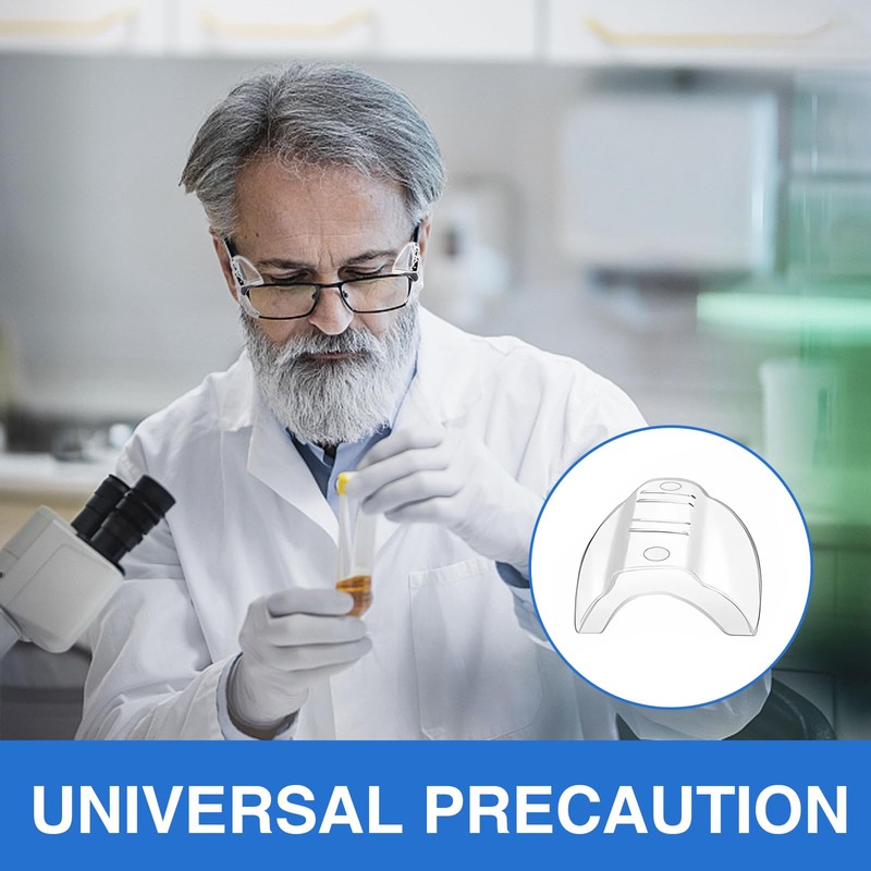 Safety Glasses Side Shields, PC Material, 5 Pairs, Universal Fit,