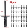 Zingking 50pcs Wheel Arch Trim Clips for 6 mm X1