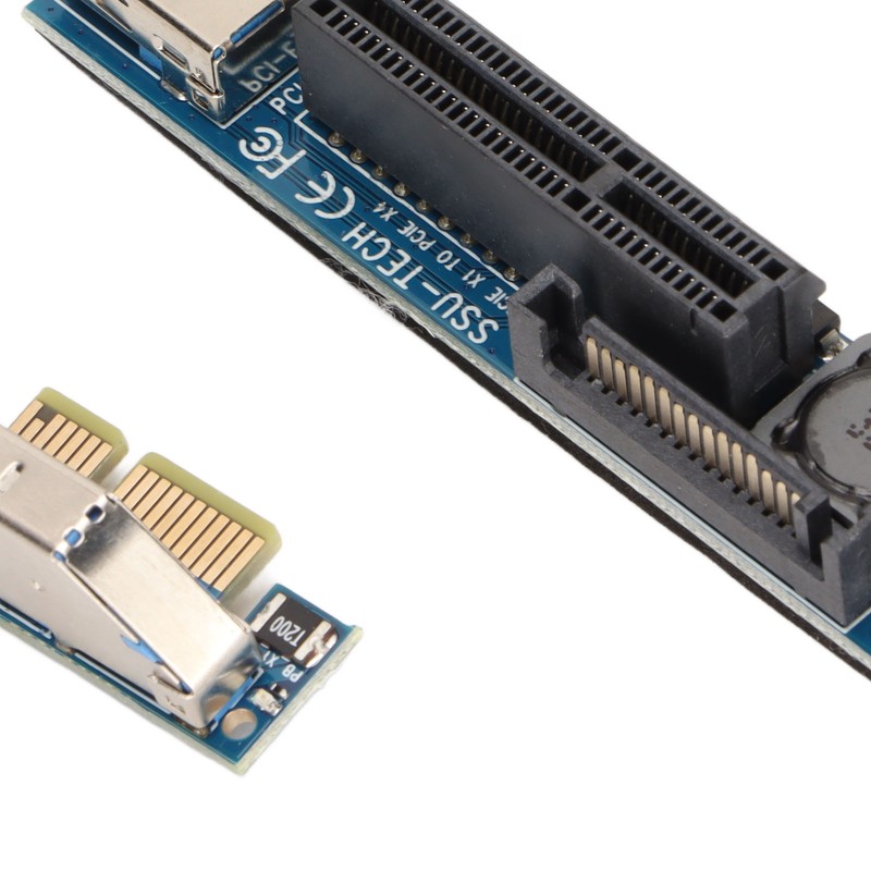 PCIE Extension Cable Integrated Power Supply Gold Plated Contacts Fine