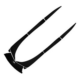 BlackTip Jetsports Traction Mats Compatible with Kawasaki Ultra 250, 260, 300, 310 Black-Marble