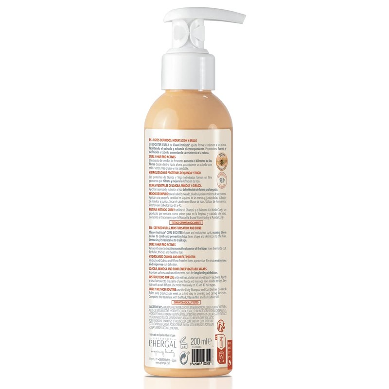 Clearé Institute Booster Curly | Defined curls, moisture, shine |