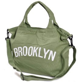 Lelotte PT-S Women's 2-Way Tote Bag, Crossbody Shoulder Bag, Canvas, e005