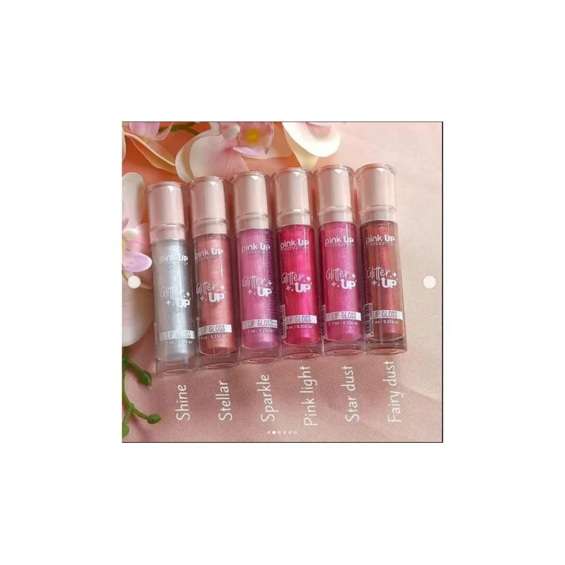 Maquillaje Pink Up Gloss Glitter Up Shine - Brillo Labial