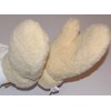 Extremely warm 100% natural merino sheep wool mittens for men