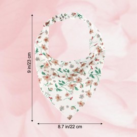 Haakong 5 Pcs Scarf Headband Floral Bandanas for Women Elastic Kerchief Comfortable and Adjustable Bandana for Women's Hair