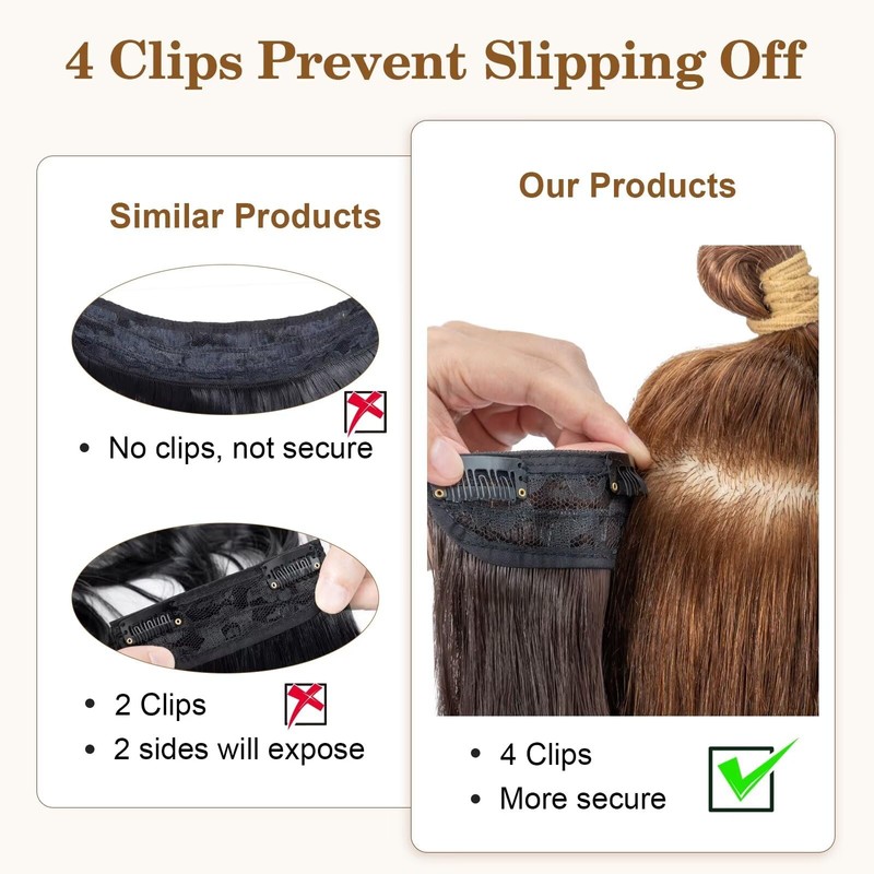 TESS Flip in Extensions 50 cm, Dark Brown with Ash