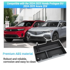 Sinminou Center Console Organizer Compatible with 2024-2025 Honda Prologue EV/2024-2025 Acura ZDX Interior Accessories, Armrest Storage Box Glove Organizer Tray Insert with Coin and Sunglasses Holder