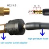 Gold M22 Adapter Hose Connector for K Series Pressure Washer