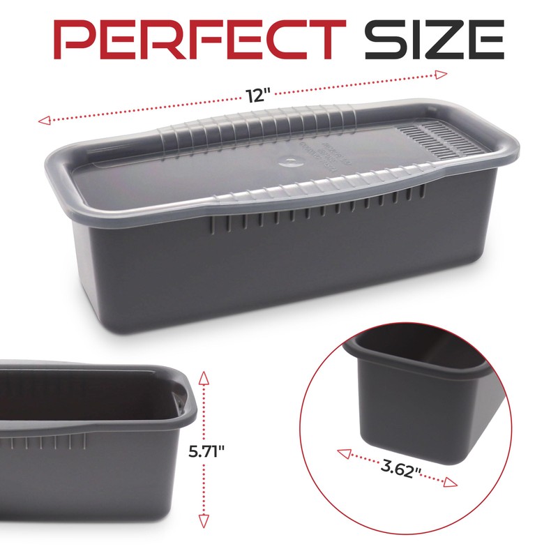 Perfect Life Ideas Microwave Pasta Cooker with Strainer Lid -