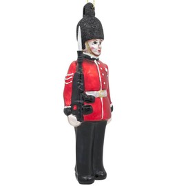 BestPysanky British Royal Guard British Glass Christmas Ornament 6.25 Inches