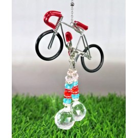 Handmade Sun Catcher for Car / Home / Shed.  Features Handmade Bike Limited.