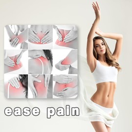 Viiotu 4 Pcs Castor Oil Pack Set, Adjustable Castor Oil Wrap Sets, Castor Oil Wrap Pad, Abdomen, Knees, Organic Castor Oil Pack (black)