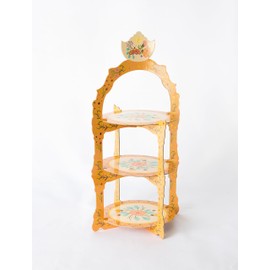 MA FÊTE Paper Cupcake Stands - Birthday Party Cupcake Stand With Tea Party Theme and Design For Displaying Desserts And Treats – Perfect For Any Occasion