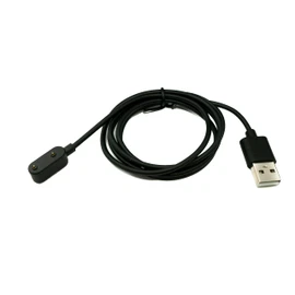 System-S USB 2.0 Kabel 100 cm Ladekabel für HONOR Band 9 Smartwatch Adapter in Schwarz