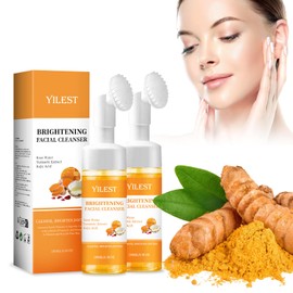 Turmeric Facial Cleanser 100 ml, Turmeric Facial Cleanser, Turmeric Glow Face Wash, Turmeric Glow Face Wash, Targets Clogged Pores, Excess Oil & Breakouts 2 Pieces