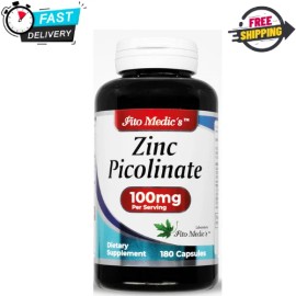 FITO MEDIC'S LAB | zinc supplements | zinc 100mg | Zinc Picolinate | Immune Support Supplemen