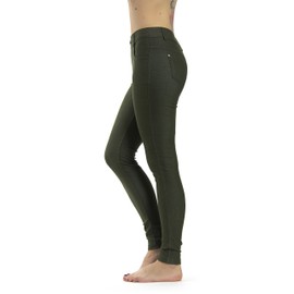 Prolific Health Women's Jean Look Jeggings Tights Yoga Many Colors Spandex Leggings Pants S-XXL (XX-Large, Army Green)