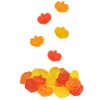 Fall Mini Gummy Pumpkins Candy, Assorted Fruit Flavors Gummies, Allergy